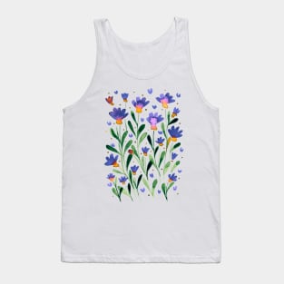 Forget me not flowers - violet Tank Top